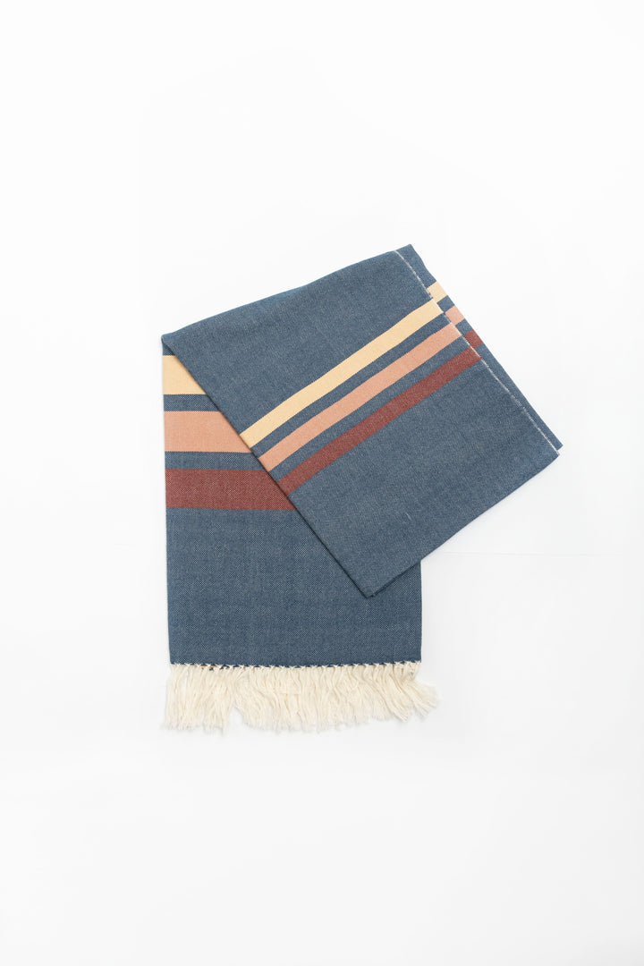 WAYKI Bath & Beach Cotton Towel Vibrant Stripes