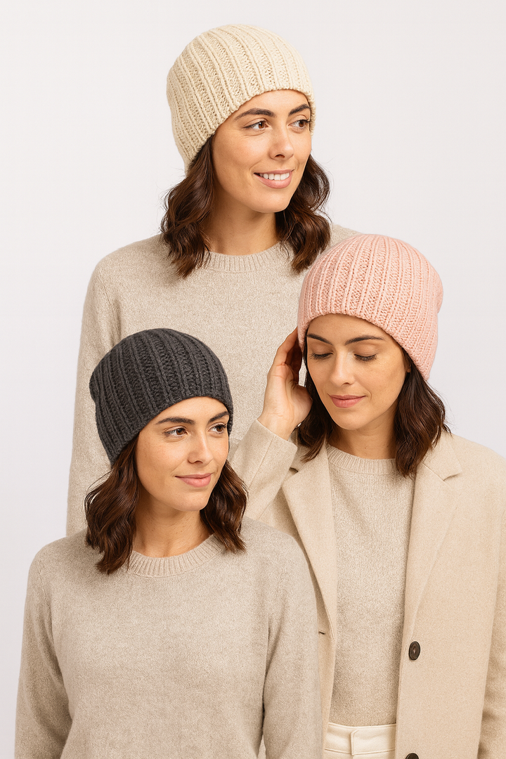Assorted Alpaca Beanie Bundle for Women — Set of 6