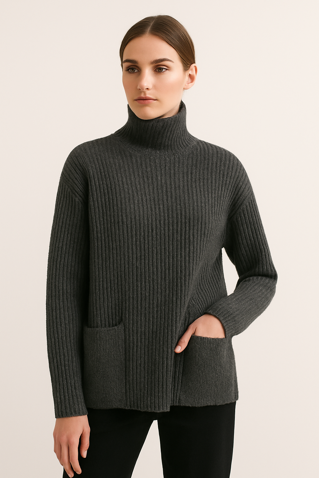 Male Pima Cotton Fitted Sweater