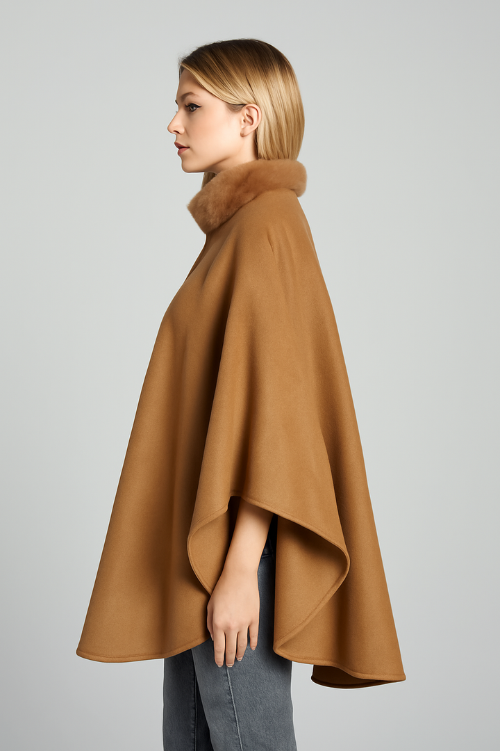 Luciana 100% Baby Alpaca Fur Neck Cape