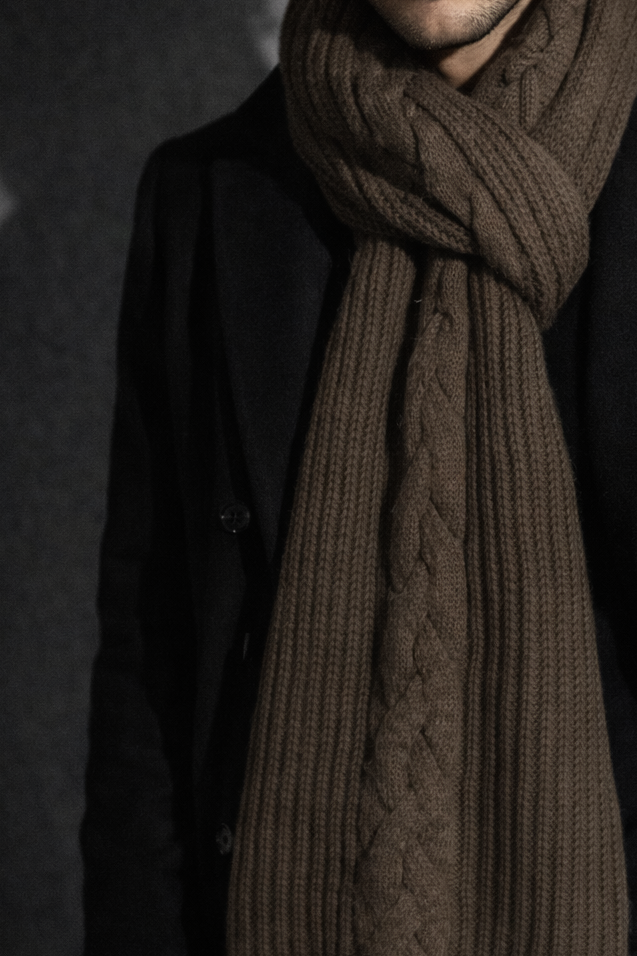 Abelardo 100% Baby Llama Scarf