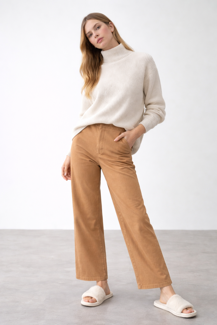 Long Pima Cotton Pants
