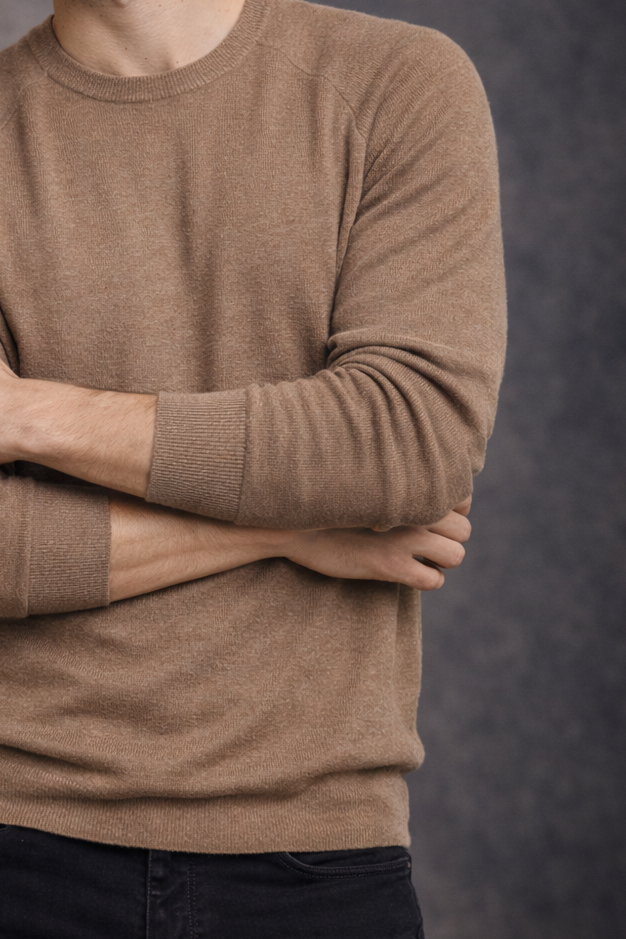 Caleb 100% CashLlama Sweater