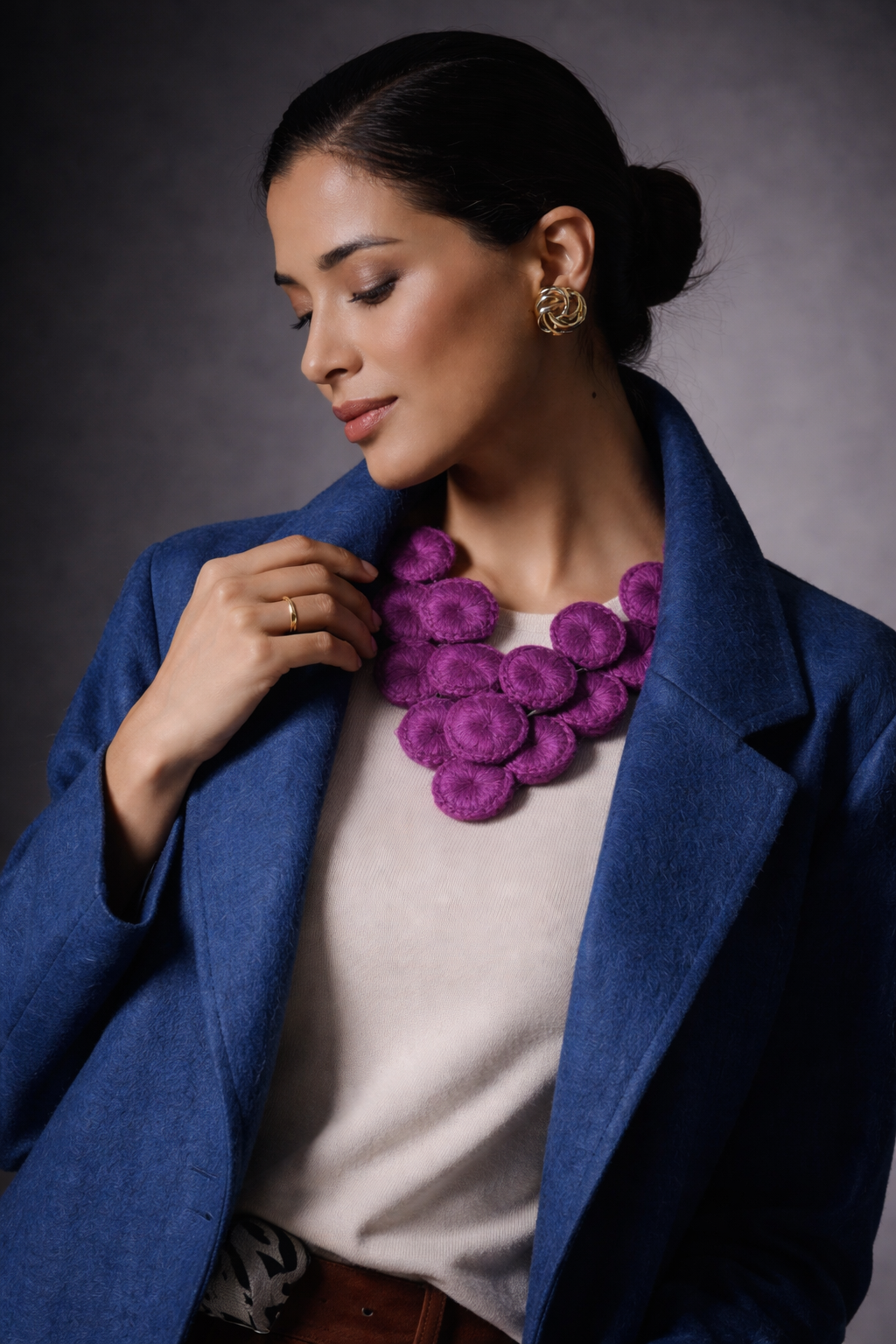 Fuzzy Baby Alpaca Necklace