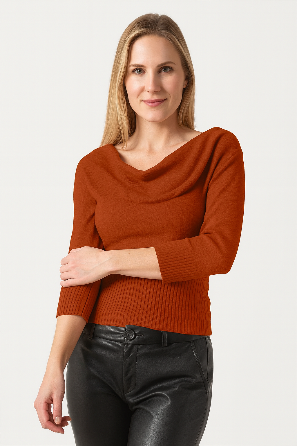 Waterfall Baby Alpaca Fitted Sweater