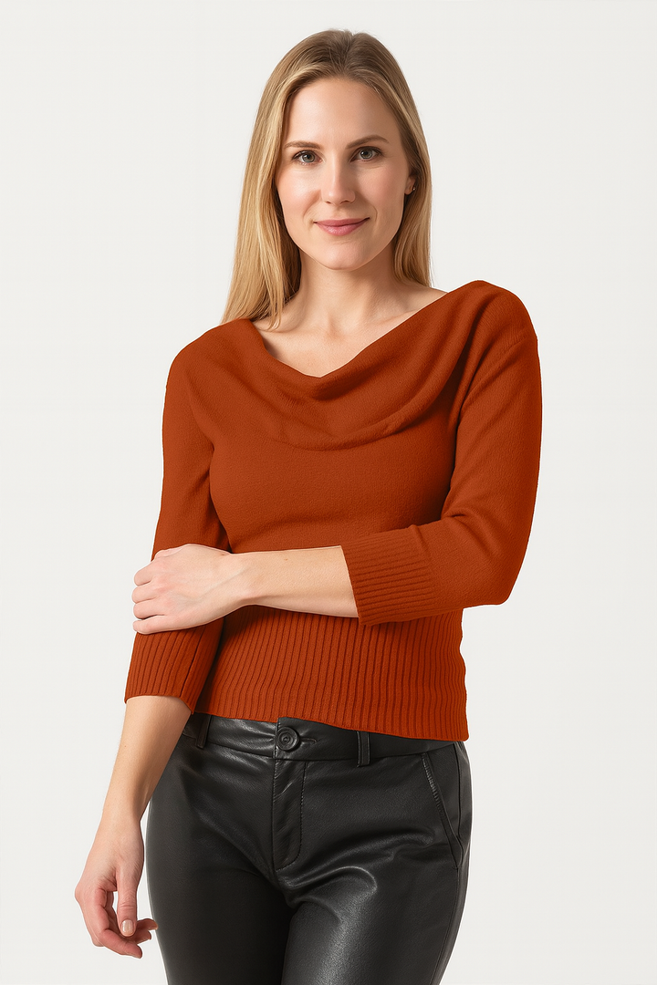 Waterfall Baby Alpaca Fitted Sweater