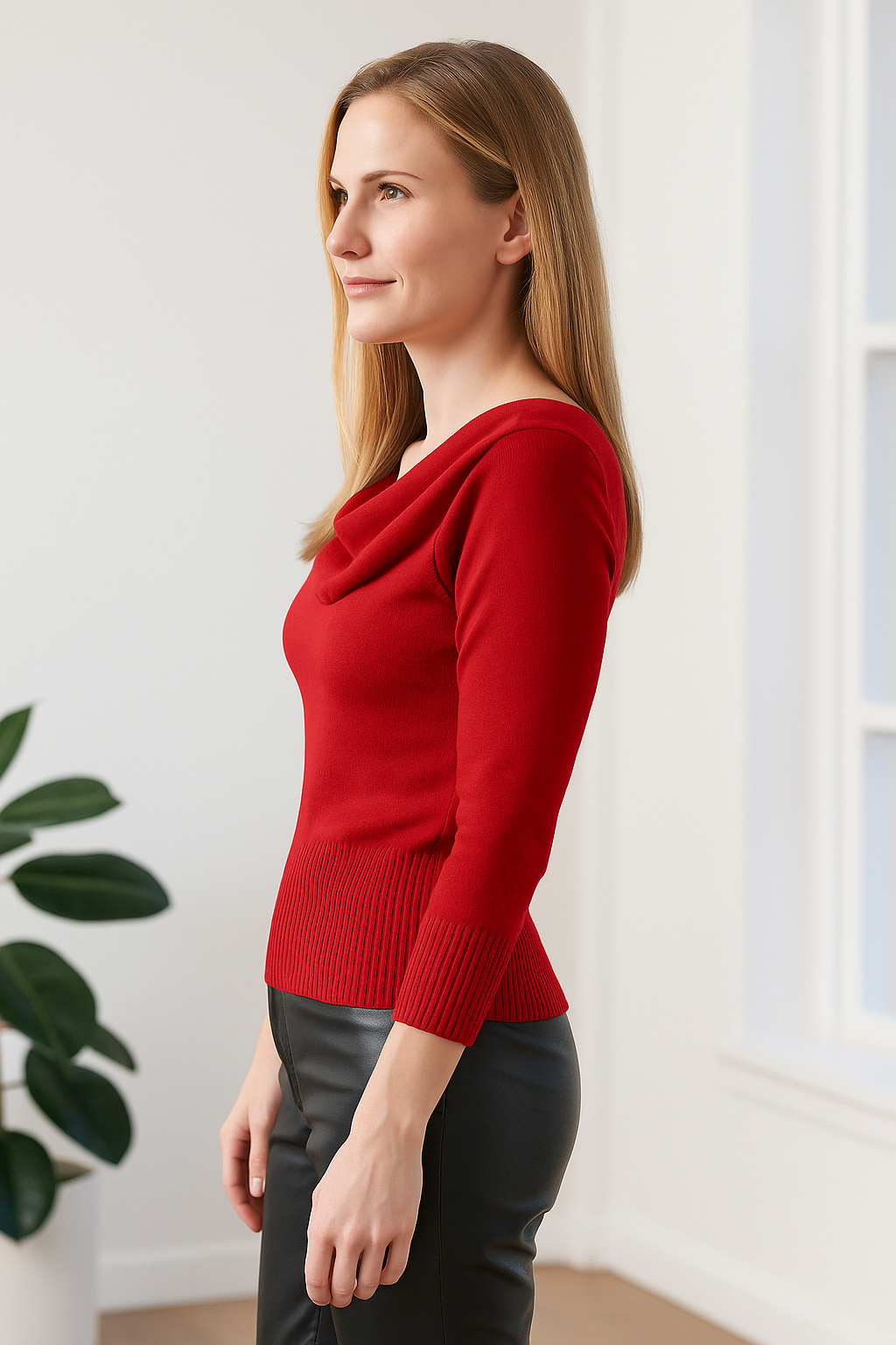 Waterfall Baby Alpaca Fitted Sweater