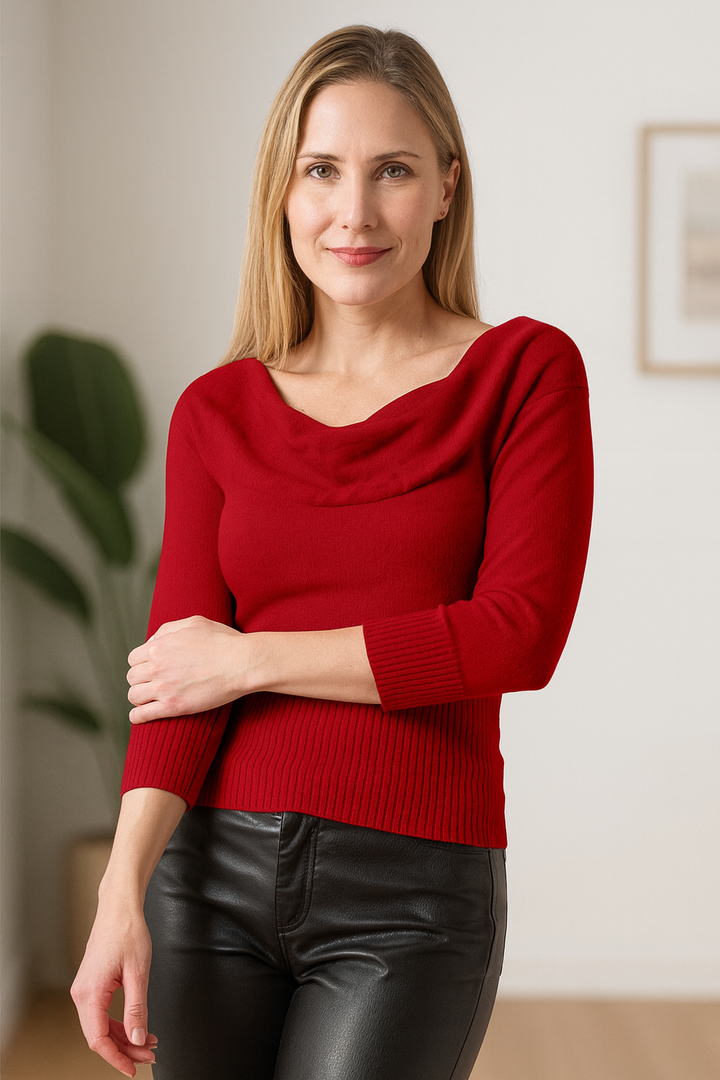 Waterfall Baby Alpaca Fitted Sweater