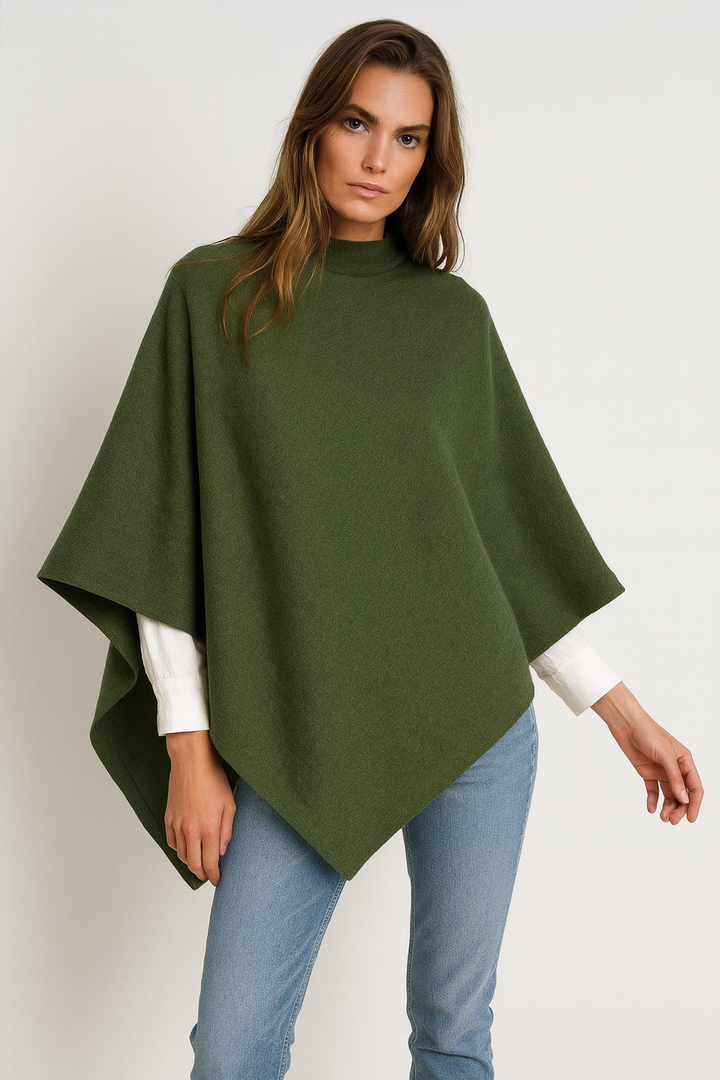 Teresa Cashllama & Silk Poncho