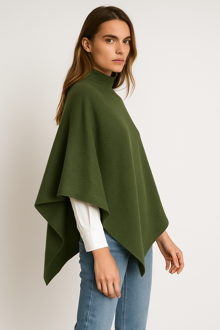 Teresa Cashllama & Silk Poncho