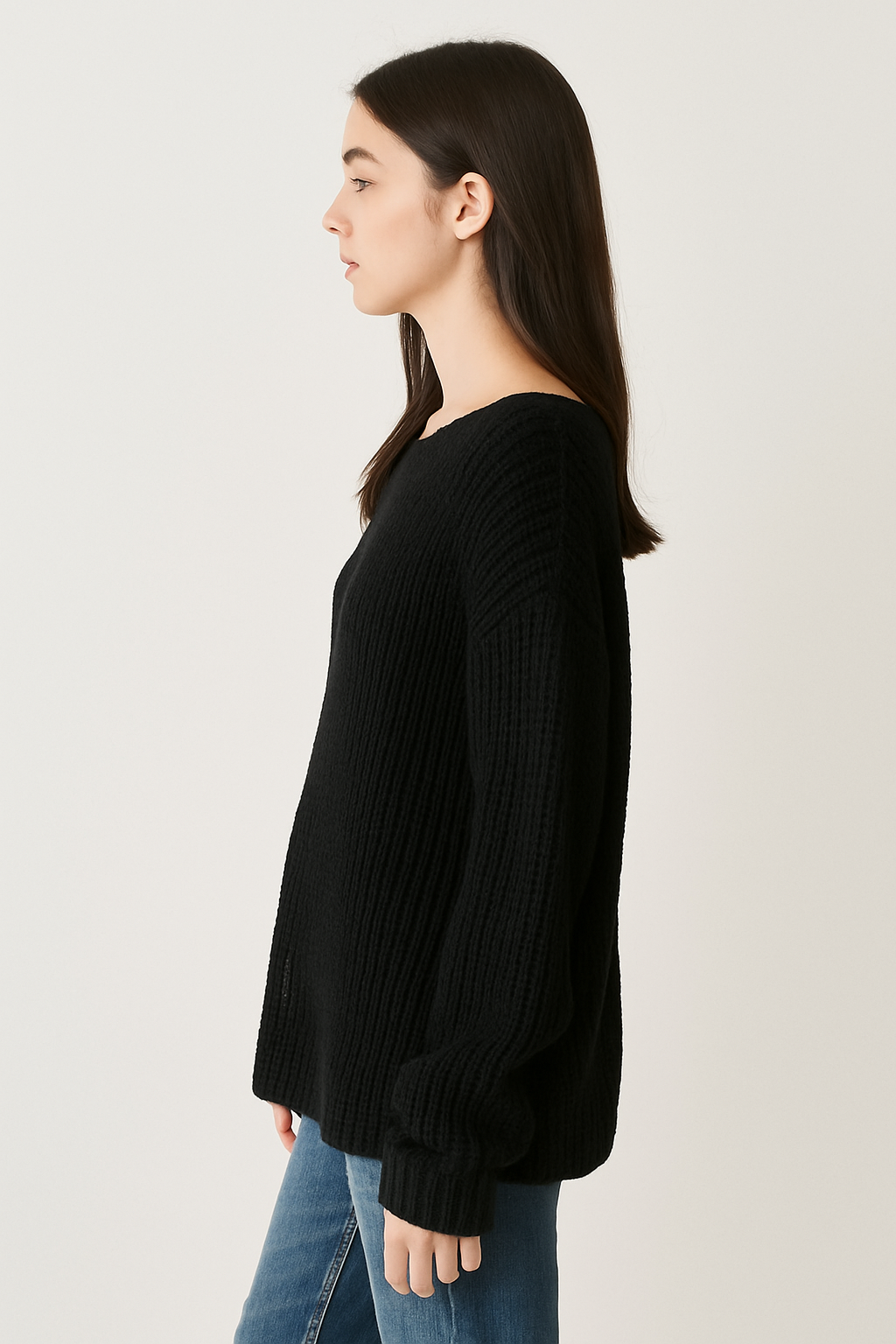 Estela Alpaca Fitted Sweater
