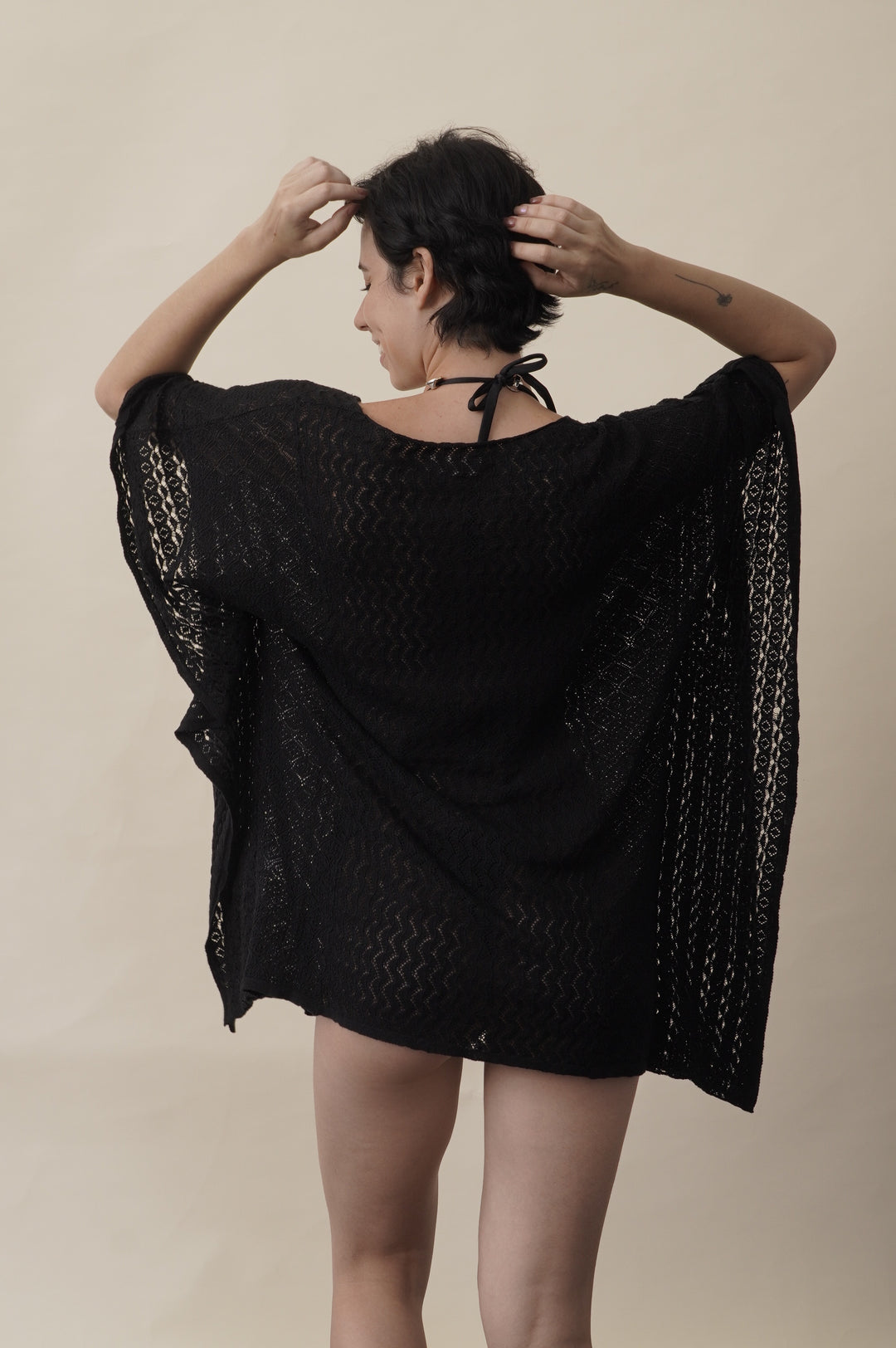 Multi Lace Beach Cover Up