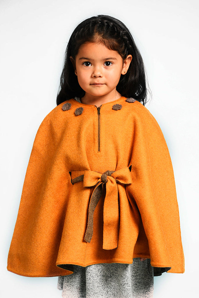 Leonela Reversible Baby Alpaca Cape