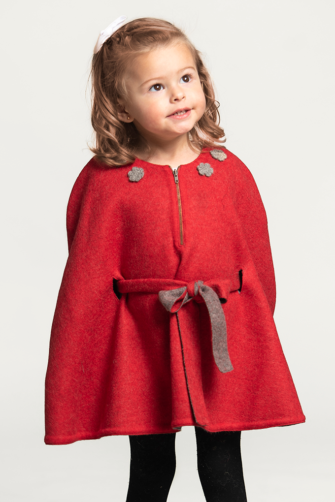 Leonela Reversible Baby Alpaca Cape