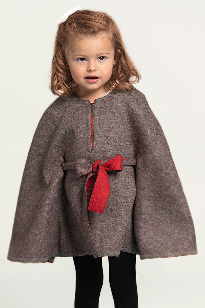 Leonela Reversible Baby Alpaca Cape