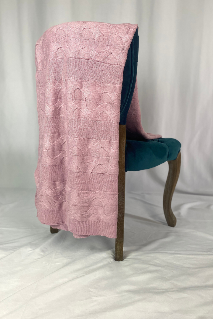 Madison 100% Baby Llama Throw Blanket